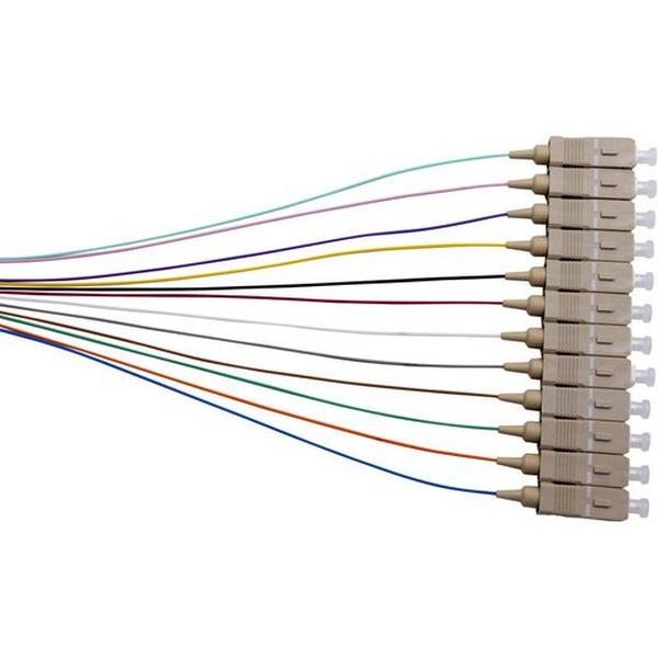 Fibre Pigtail OM1 SC mm 900Um 2M C12Pack, Ideal Electrical Catalogue Data Communications Fibre Pigtail - Construction Supplies Australia
