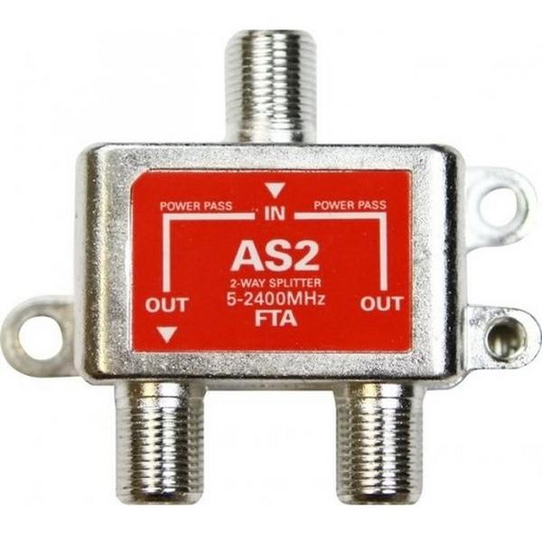 2 Way Splitter 4G Powerpass All Ports, Ideal Electrical Catalogue Av Security Detection Antennas Tap Off And Distributor - Construction Supplies Australia