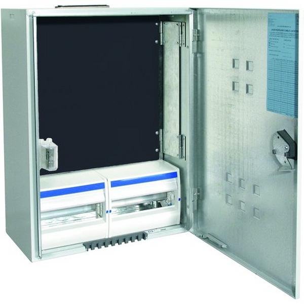 B + R Q20 Stainless Steel Meter Enclosure, Ideal Electrical Catalogue Power Distribution Distribution Boards Unequipped Meter Cabinet - Construction Supplies Australia