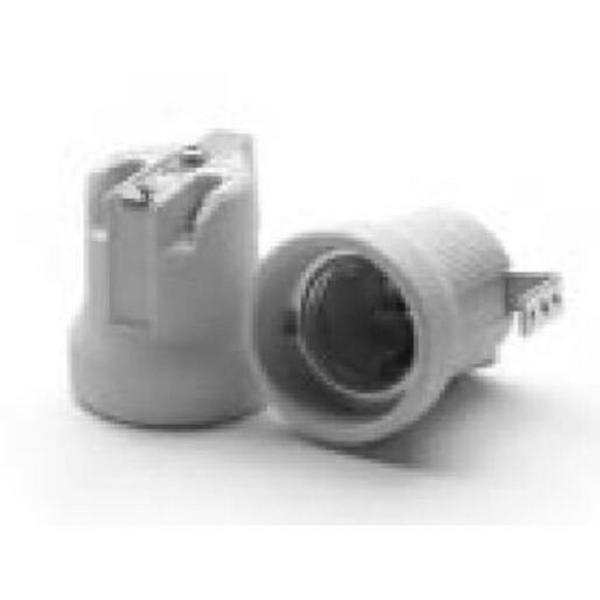 Lampholder E27 With Bracket, Ideal Electrical Catalogue Light Fittings Lamp Holder Lamp Holder - Construction Supplies Australia