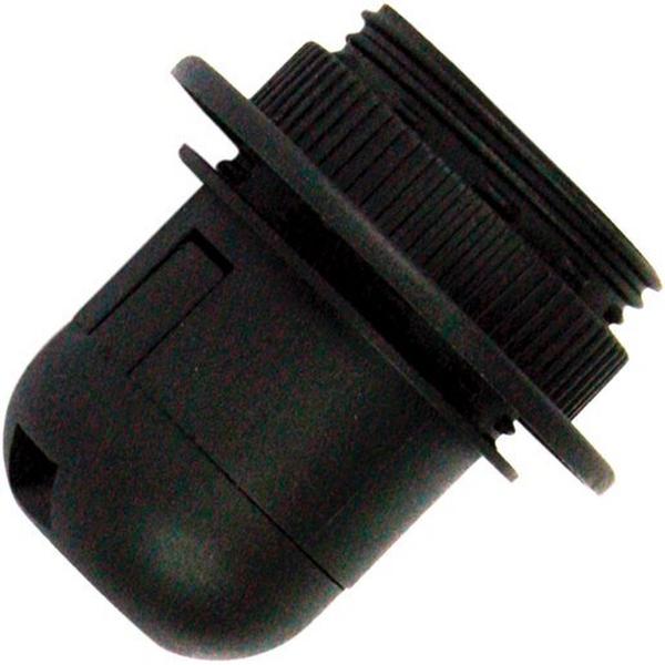 Lampholder E27 10mm Black, Ideal Electrical Catalogue Light Fittings Lamp Holder Lamp Holder - Construction Supplies Australia