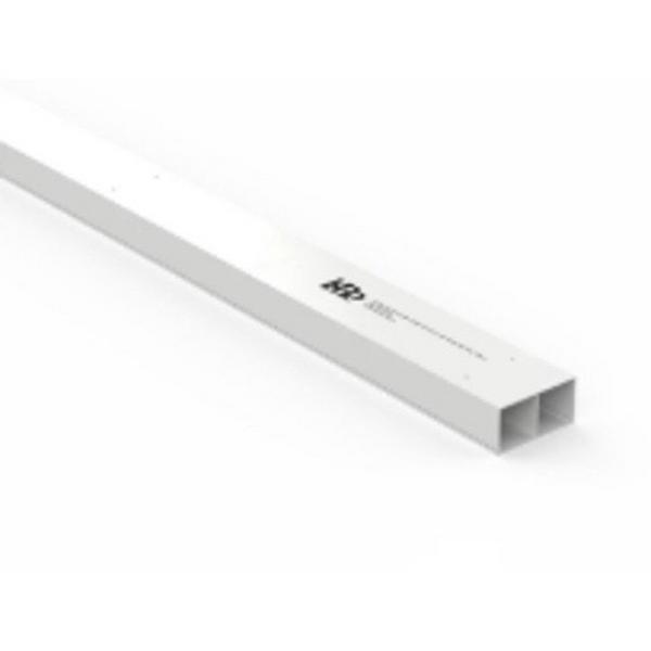 Duct PVC 50mmx25mmx4M White Dual, Ideal Electrical Catalogue Cable Management Duct Mini Maxi Trunking - Construction Supplies Australia