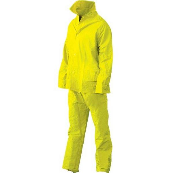 Rain Suit Hi Vis Yellow Exra Large (Xl), Ideal Electrical Catalogue Safety Workwear Overall Safety Suit - Construction Supplies Australia