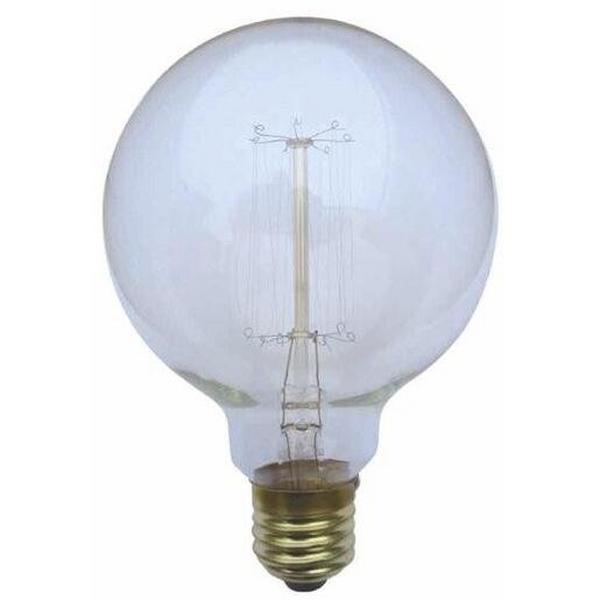 Lamp Vintage Filament E27 25W 2800K 40Lm Clear Spherical, Ideal Electrical Catalogue Lamps Incandescent Lamp Globe Shaped Incandescent Lamp - Construction Supplies Australia