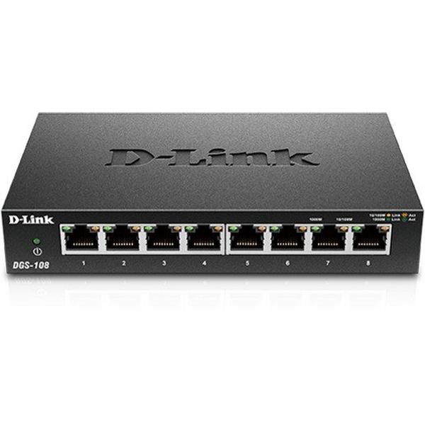 8 Port Gigabit Unmanaged Desktop Switch Metal Housing, Ideal Electrical Catalogue Data Communications Network Products Network Switch - Construction Supplies Australia
