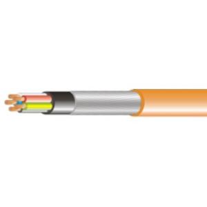CABLE ORANGE CIRCULAR STEEL WIRE ARMOURED 1.5MM 7/0.50 4 CORE+E
