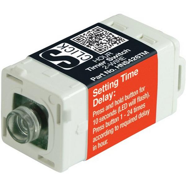 Hour Timer S-Premium 2-Wire, Ideal Electrical Catalogue Switches Plugs Sockets Mechanisms Time Light Motion Mechs - Construction Supplies Australia