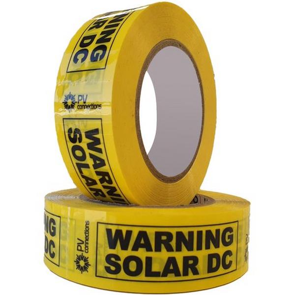 DC Warning Tape 50Mtr Roll, Ideal Electrical Catalogue Hardware Tape Adhesive Tape - Construction Supplies Australia