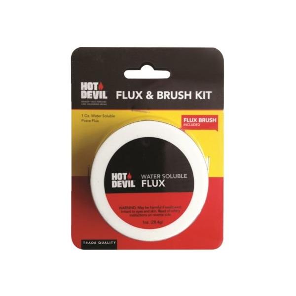 Flux And Brush Kit, Water Soluble, Ideal Electrical Catalogue Tools Instrumentation Tool Sets Tool Set - Construction Supplies Australia
