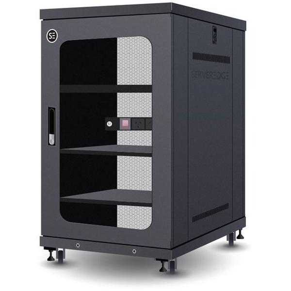 18RU FULLY ASSEMBLED FREE STANDING SERVER CABINET, Ideal Electrical Catalogue Data Communications Cabinets Enclosures Network Cabinet - Construction Supplies Australia