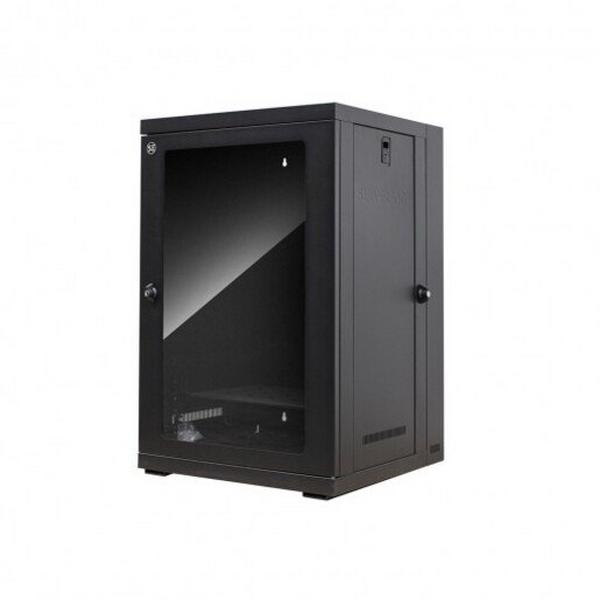 18RU Fully Assembled Hinged Wall Mounted Cabinet, Ideal Electrical Catalogue Data Communications Cabinets Enclosures Network Cabinet - Construction Supplies Australia