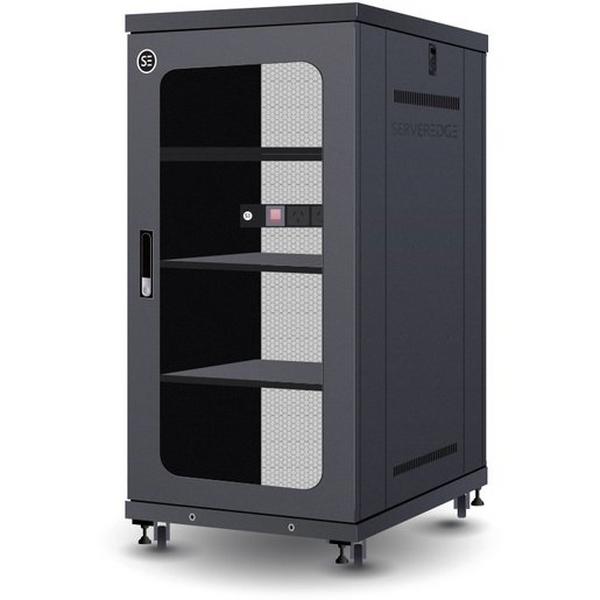 22RU FULLY ASSEMBLED FREE STANDING SERVER CABINET, Ideal Electrical Catalogue Data Communications Cabinets Enclosures Network Cabinet - Construction Supplies Australia