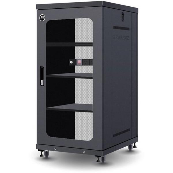22RU FULLY ASSEMBLED FREE STANDING SERVER CABINET, Ideal Electrical Catalogue Data Communications Cabinets Enclosures Network Cabinet - Construction Supplies Australia