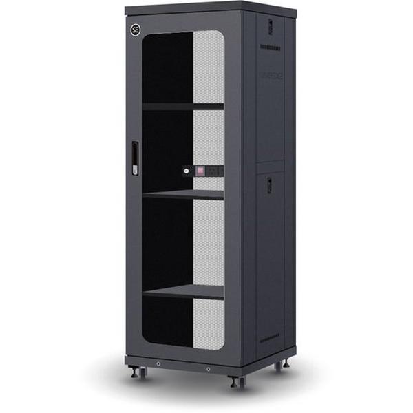 32RU FULLY ASSEMBLED FREE STANDING SERVER CABINET, Ideal Electrical Catalogue Data Communications Cabinets Enclosures Network Cabinet - Construction Supplies Australia