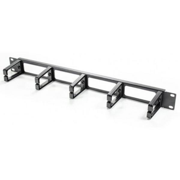 1RU Horizontal 5 Rings Metal Cable Management Rai, Ideal Electrical Catalogue Data Communications Cabinets Enclosures Network Cabinet Accessories - Construction Supplies Australia
