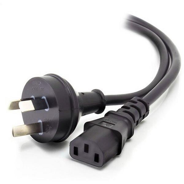 2M Aus 3 Pin Mains Plug To IEC C13 - Male To Female, Ideal Electrical Catalogue Electrical Appliances Power Leads Power Cord - Construction Supplies Australia