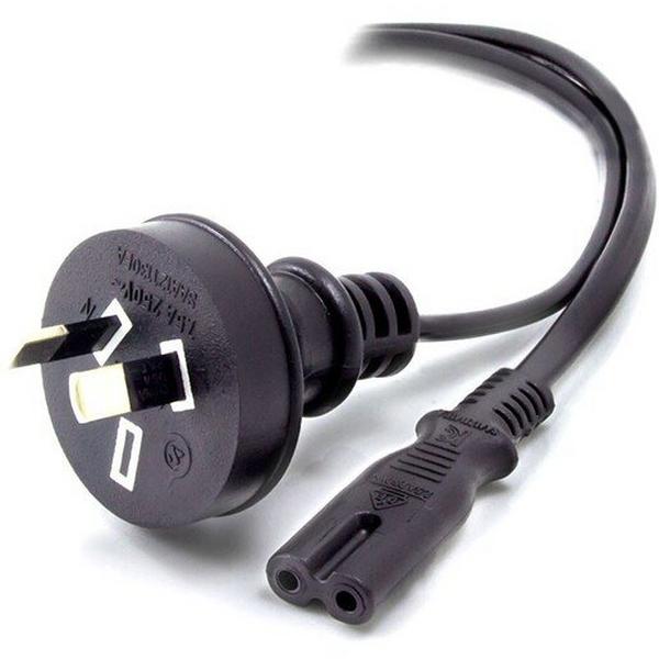 2M Aus 2 Pin Mains Plug To IEC C7 - Male To Femal, Ideal Electrical Catalogue Electrical Appliances Power Leads Power Cord - Construction Supplies Australia