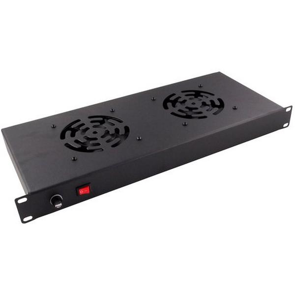 2 Way Fan Kit Rack Mountable, Ideal Electrical Catalogue Data Communications Cabinets Enclosures Network Cabinet Accessories - Construction Supplies Australia