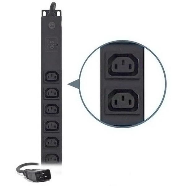 0RU BASIC 15 PORT PDU (15) IEC C13 OUTPUT (1) IEC, Ideal Electrical Catalogue Power Distribution Devices For Distribution Boards Components For Wiring Cable Entry Cable Fixing Enclosure Cabinet - Construction Supplies Australia