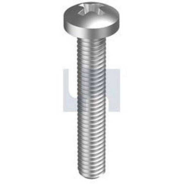 Pan Phillips Machine Screw - SS316 M3 X 10mm Pk/100, Ideal Electrical Catalogue Hardware Nuts Bolts Bolt - Construction Supplies Australia