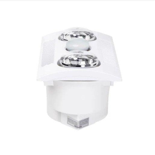 Airflow 6600ADS-WE | Bathroom Fan Light Heater 3-In-1 With Backdraught ...