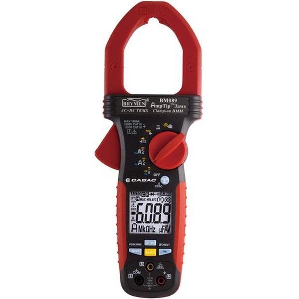 Clamp Meter True RMS 1000A AC/DC Cativ 600V Catiii 1000V, Ideal Electrical Catalogue Tools Instrumentation Test Measurement Clamp Measuring Instrument - Construction Supplies Australia