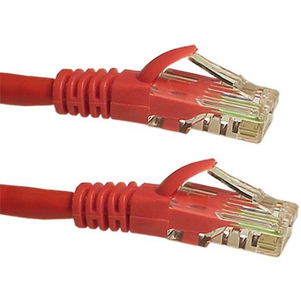 Patch Lead Cat6 1M Red, Ideal Electrical Catalogue Data Communications Copper Patch Cord Copper Twisted Pair - Construction Supplies Australia