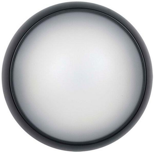 Bunker LED 6W 4000K 600Lm D215mm Black Wynn, Ideal Electrical Catalogue Light Fittings Ceiling Wall Lighting Ceiling Wall Luminaire - Construction Supplies Australia