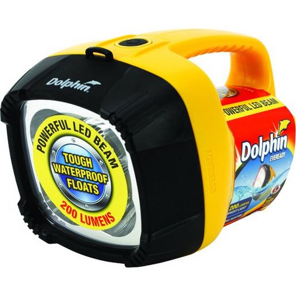 Torch Dolphin LED Heavy Duty 200 Lumen Yellow, Ideal Electrical Catalogue Tools Instrumentation Torches Torch - Construction Supplies Australia