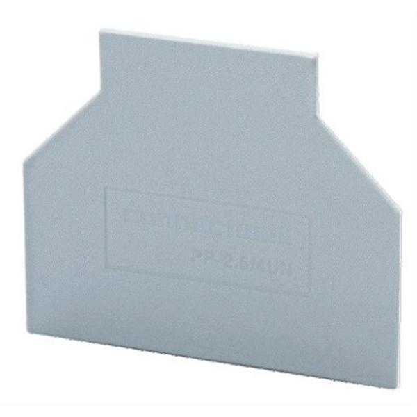 2.5/4mm Partition Plate Grey, Ideal Electrical Catalogue Wiring Accessories Terminal Block Endplate And Partition Plate For Terminal Block - Construction Supplies Australia