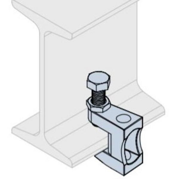 Beam Clamp 10mm Hole, Ideal Electrical Catalogue Cable Management Cable Support Span Wire Clamp - Construction Supplies Australia