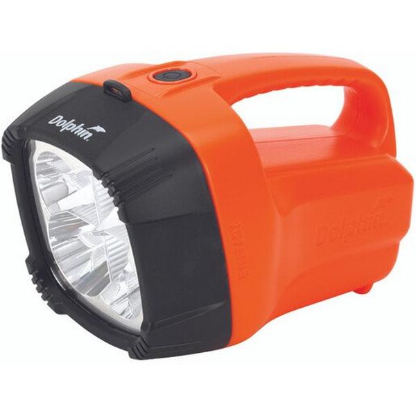 Torch Dolphin LED Heavy Duty 200 Lumen Orange, Ideal Electrical Catalogue Tools Instrumentation Torches Torch - Construction Supplies Australia