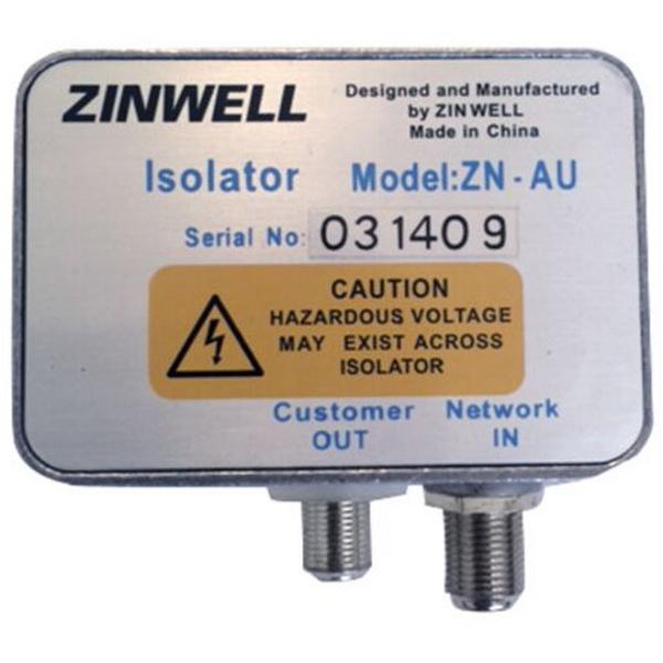 Zinwell Isolator Catv, Ideal Electrical Catalogue Av Security Detection Antennas Tap Off And Distributor - Construction Supplies Australia