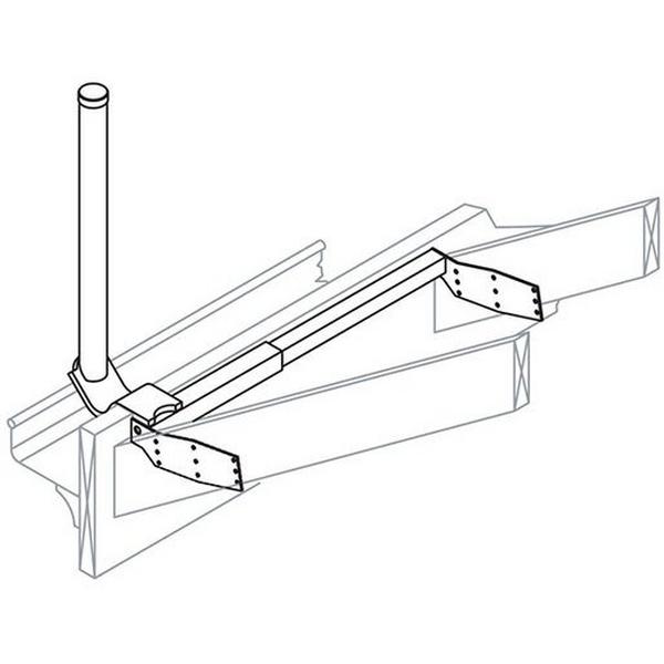 GUTTER MOUNT EZY HEAVY DUTY 900MM, Ideal Electrical Catalogue Av Security Detection Antennas Antenna Support Bracket - Construction Supplies Australia