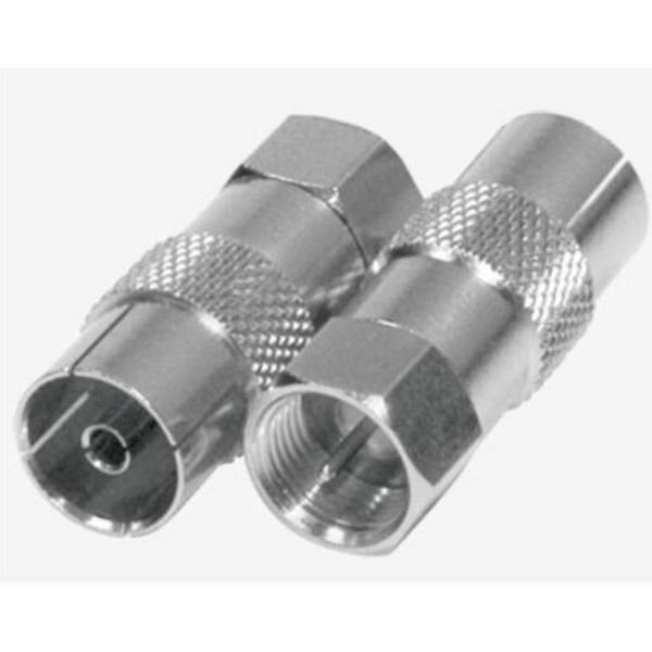 Pal Female To F Male Adaptor, Ideal Electrical Catalogue Av Security Detection Connector Coax Connector - Construction Supplies Australia