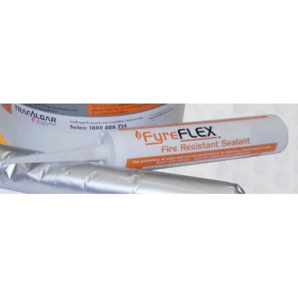 Fyerflex Fire Rated Sealant 300mL White, Ideal Electrical Catalogue Safety Fire Protection Fire Protection Compound Binding Foam Sealant - Construction Supplies Australia