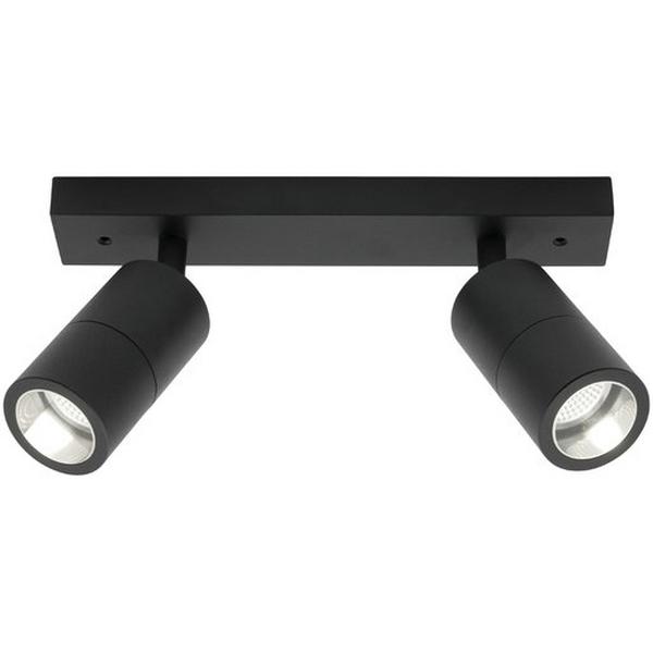 Track Spotlight Rail 2Lt Black Stockholm, Ideal Electrical Catalogue Light Fittings Ceiling Wall Lighting Light Track - Construction Supplies Australia