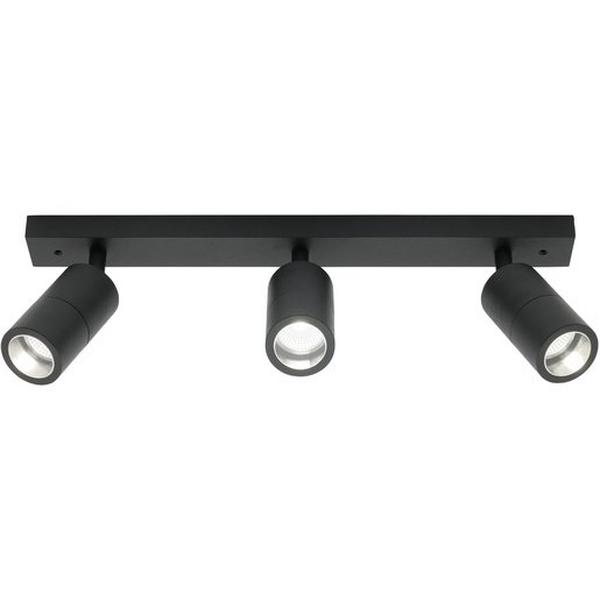 Track Spotlight Rail 3Lt Black Stockholm, Ideal Electrical Catalogue Light Fittings Ceiling Wall Lighting Light Track - Construction Supplies Australia
