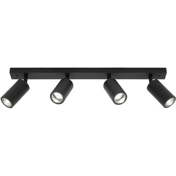 TRACK SPOTLIGHT RAIL 4LT BLACK STOCKHOLM, Ideal Electrical Catalogue Light Fittings Ceiling Wall Lighting Light Track - Construction Supplies Australia