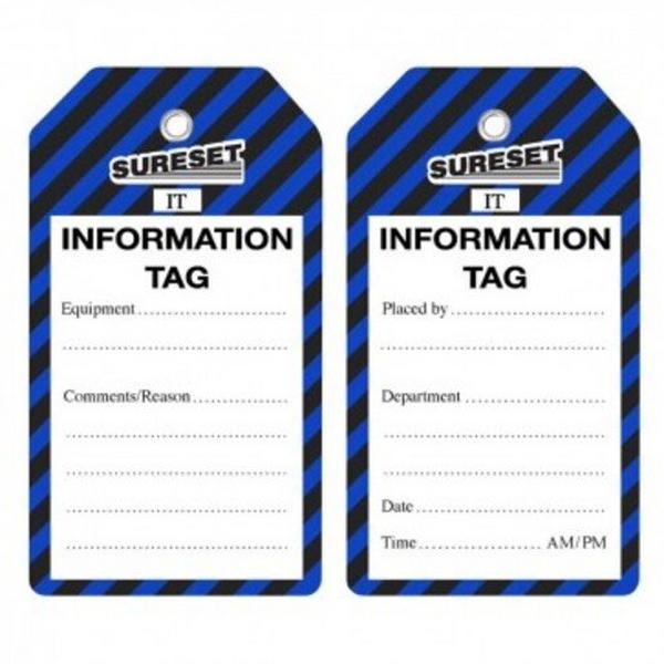 INFORMATION TAG (PACK 100), Ideal Electrical Catalogue Tools Instrumentation Labelling Labelling Material - Construction Supplies Australia