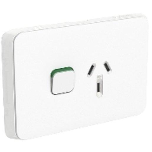 Clipsal 3015-VW | Power Point 10A Single Iconic Horizontal Vivid White ...
