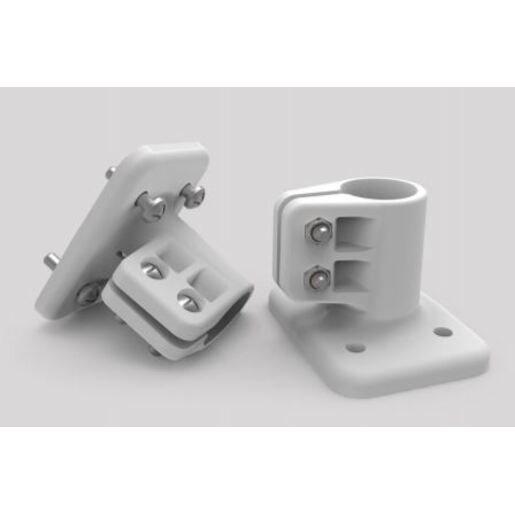 01990 Accessory Rod Mount 2 Metal Brackets And Screws 25mm Rod