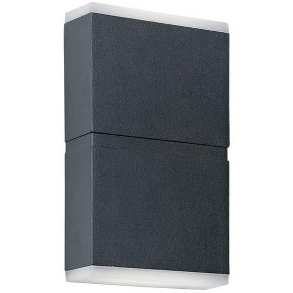 WALL LIGHT LED 12W 4000K 960LM IP54 H185XW80MM BLACK NARIKO, Ideal Electrical Catalogue Light Fittings Ceiling Wall Lighting Ceiling Wall Luminaire - Construction Supplies Australia