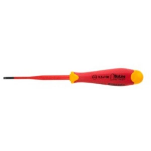 Screwdriver Islim Slotted 3.5X100, Ideal Electrical Catalogue Tools Instrumentation Hand Tools Screwdriver For Slot Head Screws - Construction Supplies Australia