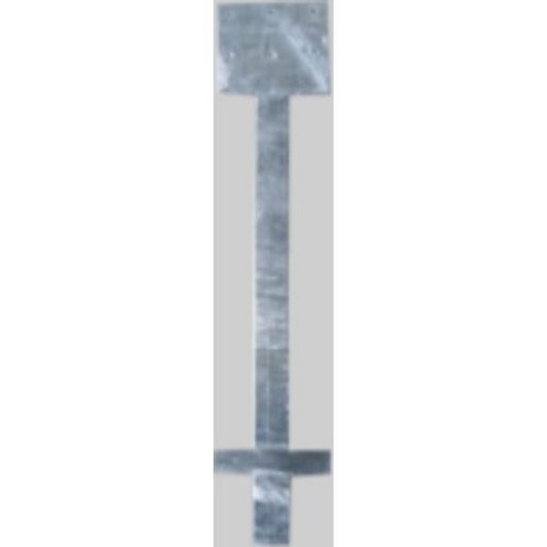 Outdoor Bracket 1.6mm Sq Tube Galvanised Base Plate 460mm High, Ideal Electrical Catalogue Cable Management Cable Support Bracket For Cable Support System - Construction Supplies Australia