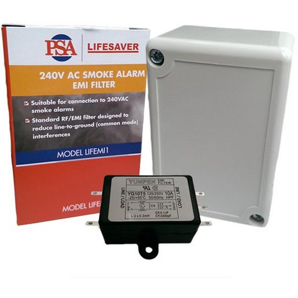 240VAC Smoke Alarm Emi Filter, Ideal Electrical Catalogue Av Security Detection Fire Gas Alarm Detection Fire Detector - Construction Supplies Australia