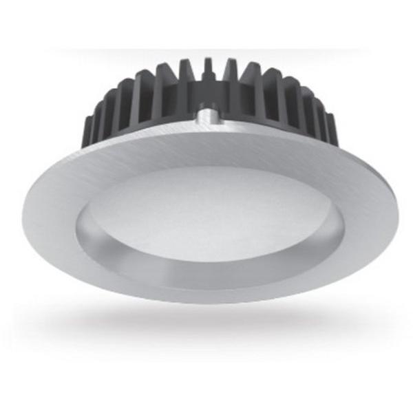 Downlight LED 12W Tri Colour 910Lm IP44 Dim 92mm S/Chrm, Ideal Electrical Catalogue Light Fittings Downlight Downlight Spot Floodlight - Construction Supplies Australia