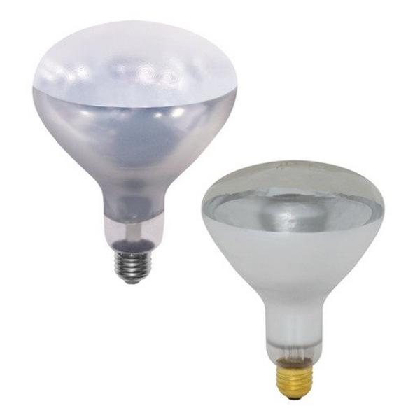 Lamp E27 375W 240V R125 Hard Glass Shatter Resist Infra Red, Ideal Electrical Catalogue Lamps Specialty Ir Lamp - Construction Supplies Australia