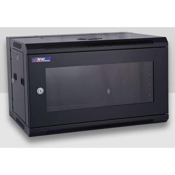 6RU X 600W X 450D Wall Mounted Cabinet With Arcylic Dr + AC, Ideal Electrical Catalogue Data Communications Cabinets Enclosures Network Cabinet - Construction Supplies Australia