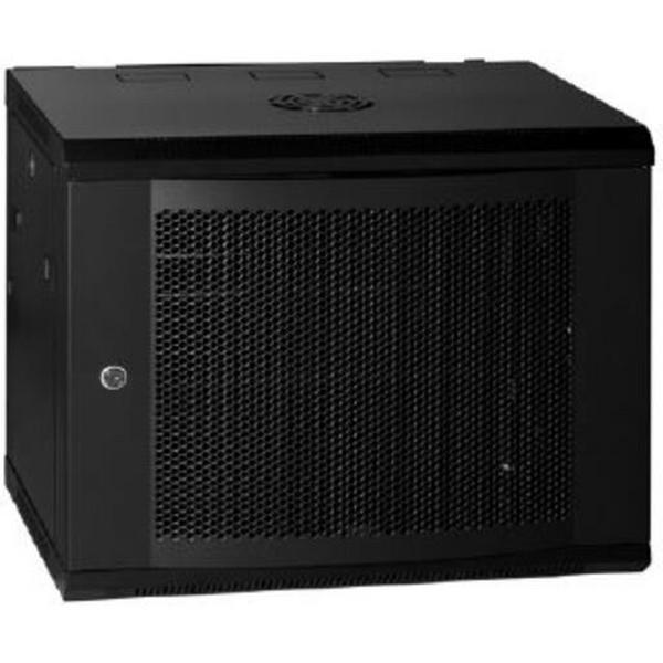 12Rux 600W X 600D Wall Mounted Cabinet With Curved Perf Dr + AC, Ideal Electrical Catalogue Data Communications Cabinets Enclosures Network Cabinet - Construction Supplies Australia
